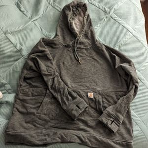 Dark Green Women's Fitted Carhartt Hoodie